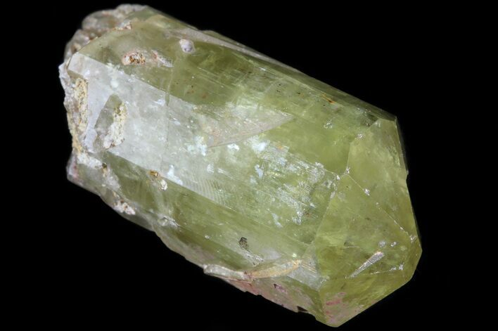 Lustrous Yellow Apatite Crystal - Morocco #82564